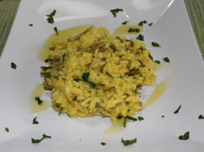 Risotto zafferano e asparagi - Ricette Passo Passo con foto