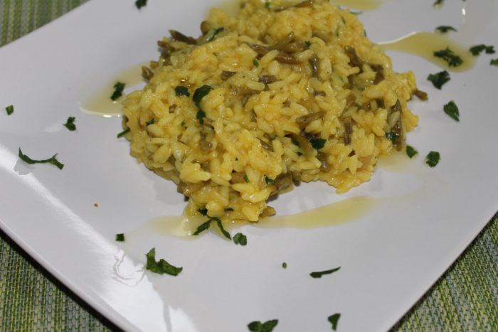 Risotto zafferano e asparagi - Ricette Passo Passo con foto