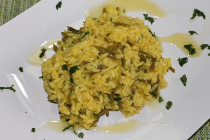 Risotto zafferano e asparagi - Ricette Passo Passo con foto