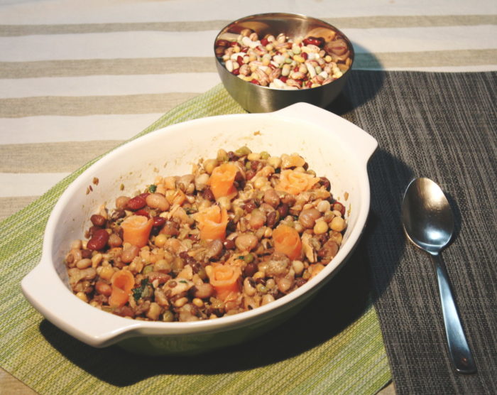 Insalata di Legumi e Salmone - Ricette Passo Passo con foto