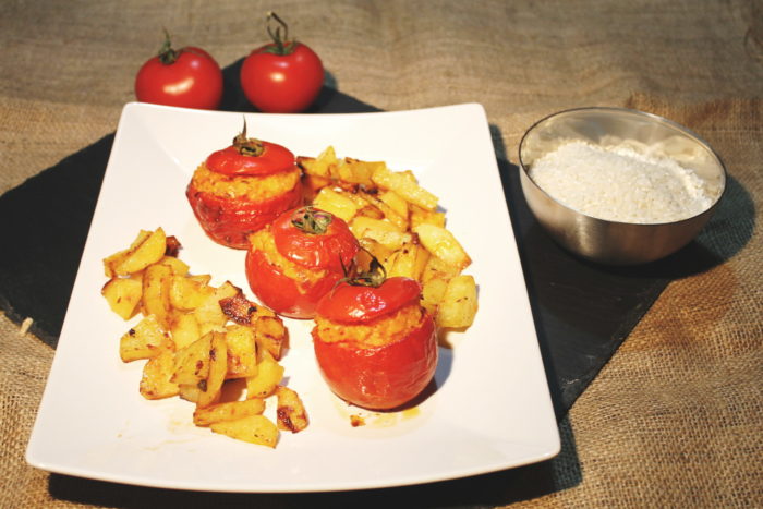 Pomodori ripieni di riso - Ricette Passo Passo con foto