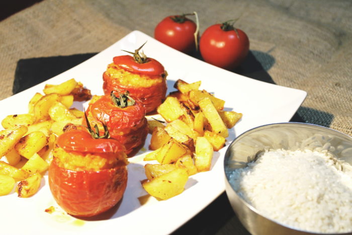 Pomodori ripieni di riso - Ricette Passo Passo con foto