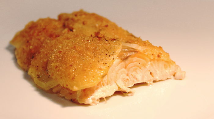 Salmone in crosta di patate - Ricette Passo Passo con foto