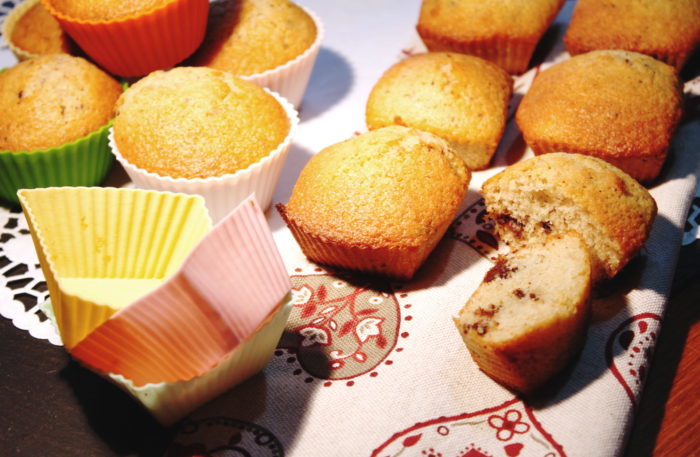 Muffin con gocce di cioccolato - Ricette Passo Passo con foto