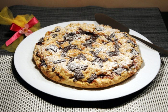 Crostata cookie al cioccolato - Ricette Passo Passo con foto