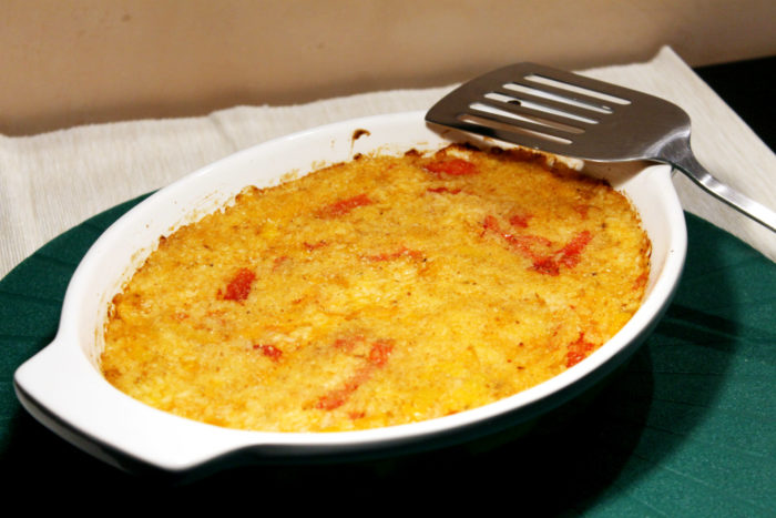 Riso con peperoni gratinato - Ricette Passo Passo con foto