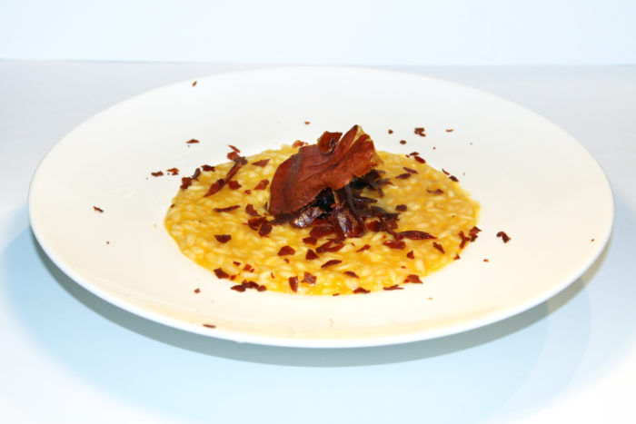 Risotto alla zucca e speck - Ricette Passo Passo con foto