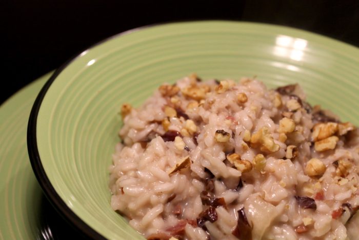 Risotto con radicchio, speck e taleggio - Ricette Passo Passo con foto