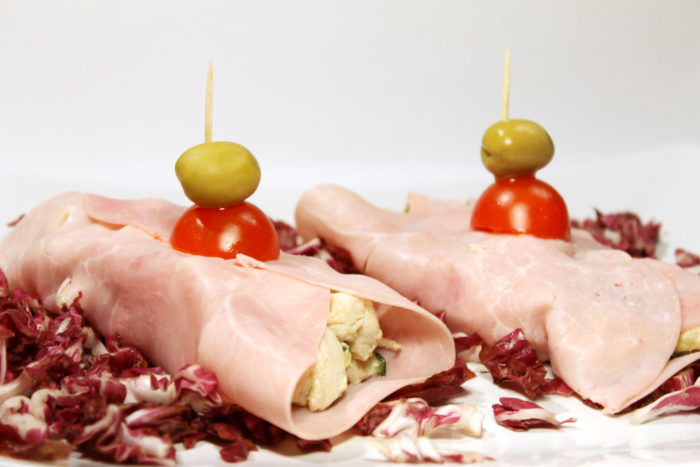 Involtini di prosciutto cotto - Ricette Passo Passo con foto