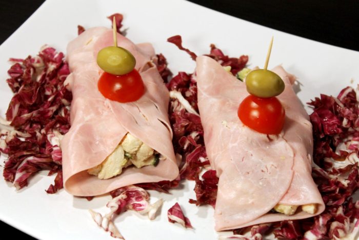 Involtini di prosciutto cotto - Ricette Passo Passo con foto