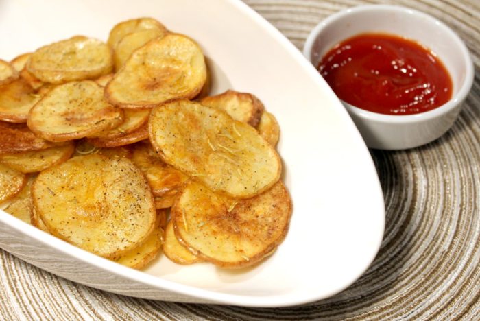 Chips di patate al forno - Ricette Passo Passo con foto