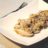 Vitello con salsa al latte e funghi