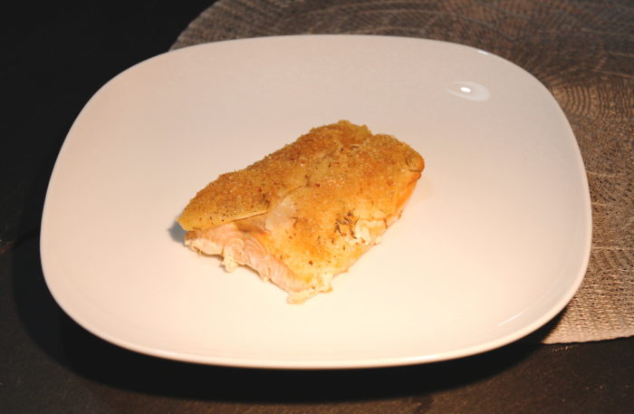 Salmone in crosta di patate - Ricette Passo Passo con foto