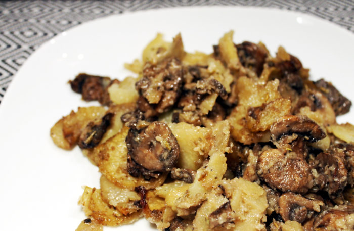Funghi e patate al forno - Ricette Passo Passo con foto