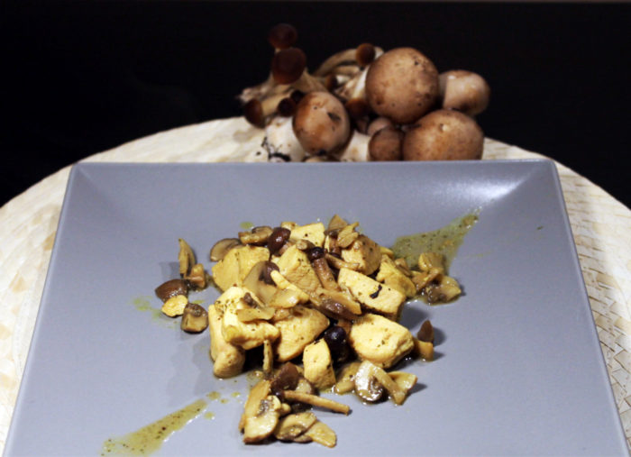 Pollo con funghi e curry - Ricette Passo Passo con foto