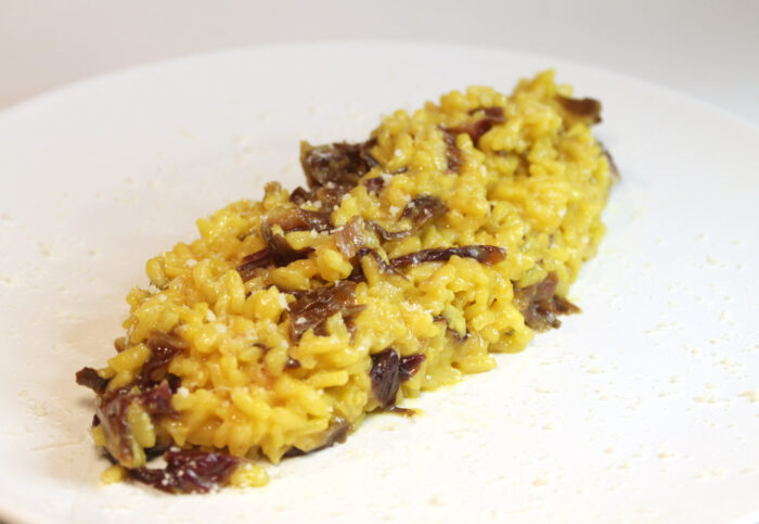 Risotto zafferano e radicchio - Ricette Passo Passo con foto 