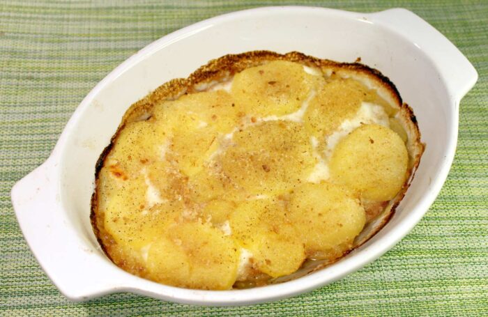 Patate gratinate con prosciutto e mozzarella - Ricette Passo Passo con foto