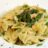 Pasta con asparagi, salmone e caprino